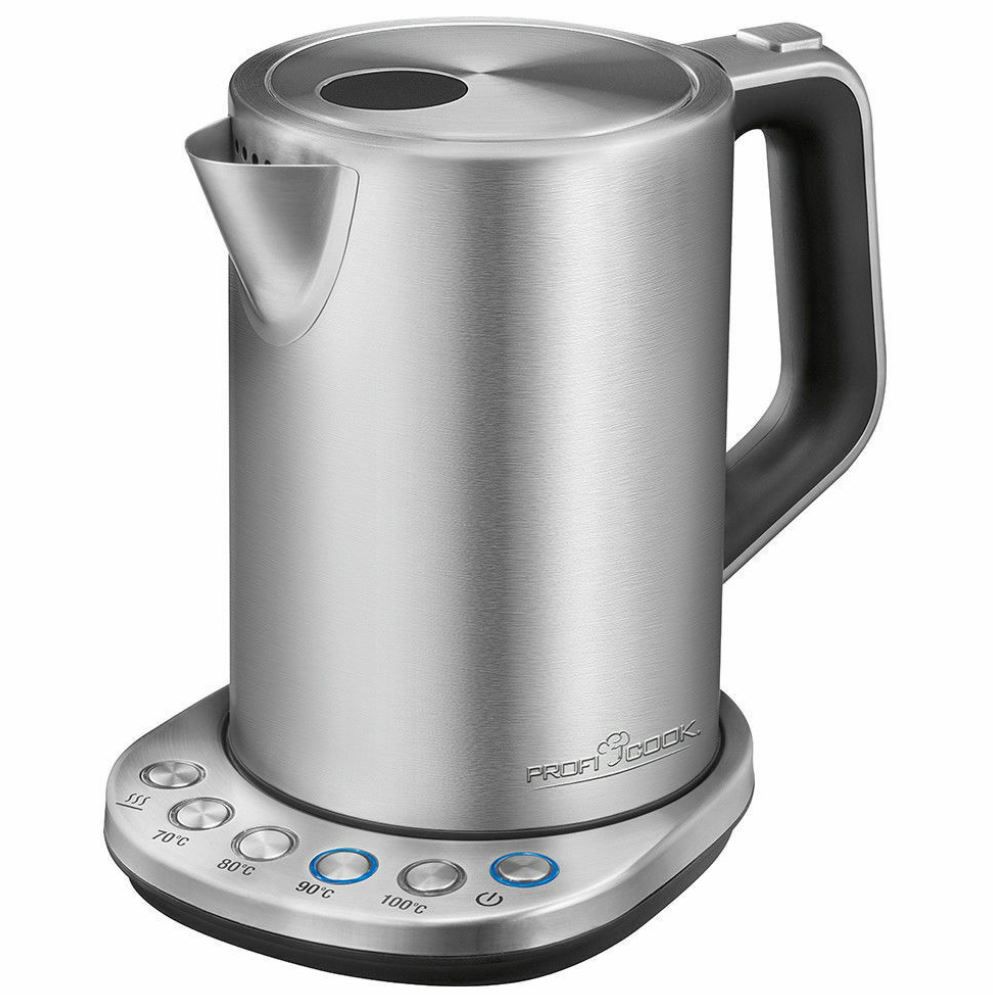 PROFICOOK PC WKS 1108 inox Wasserkocher 1,5L für 39€ (statt 46€)