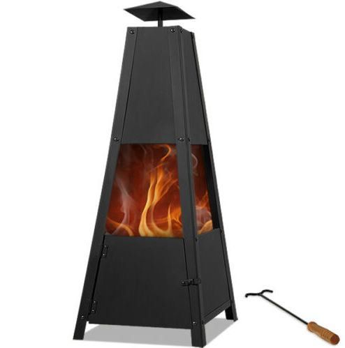 Pyramide Terrassenkamin Höhe 105 cm + Schürhaken für 25,15€