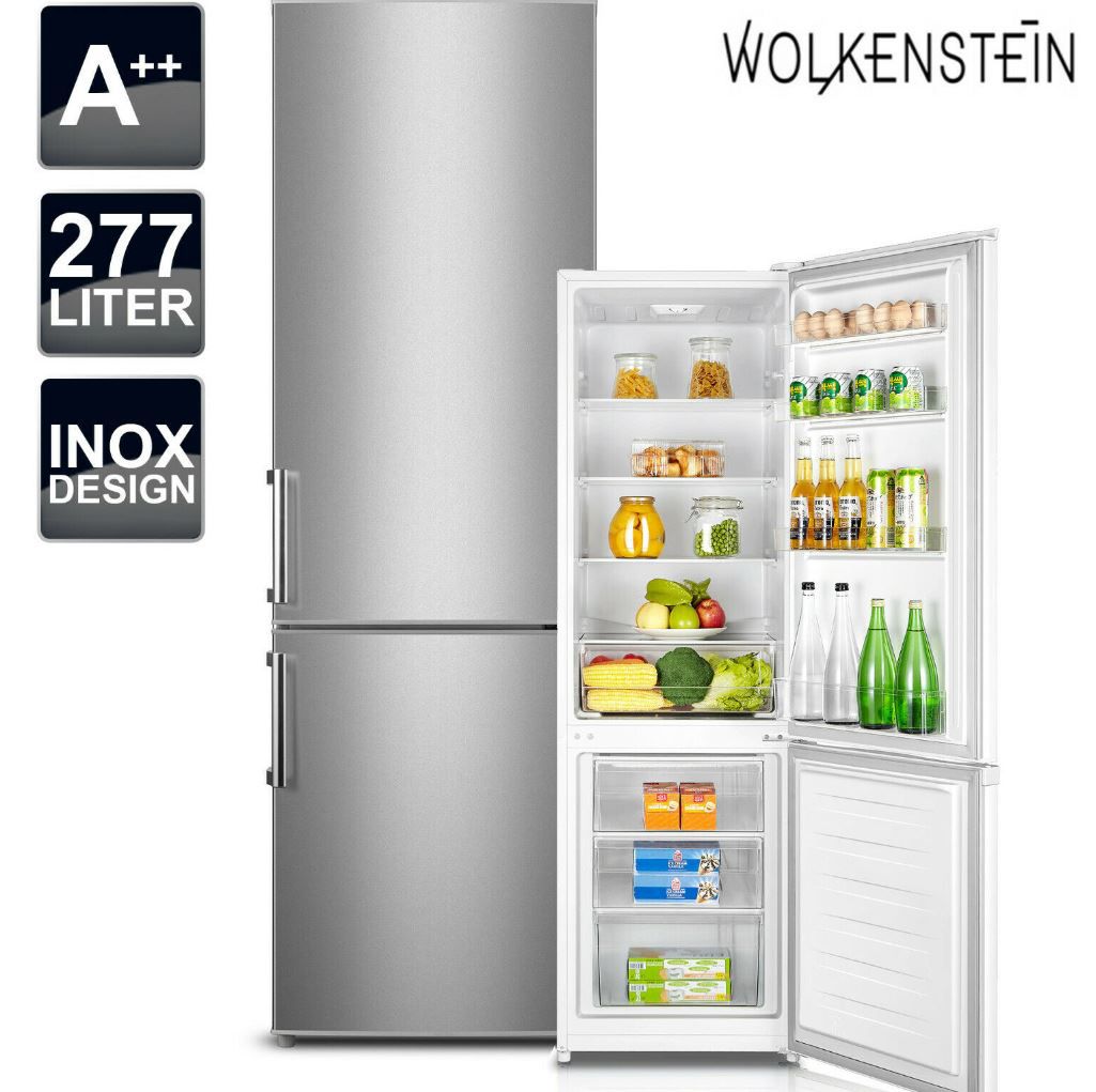 Wolkenstein KGK 280 Kühlgefrierkombi in Edelstahl für 333,33€ (statt 409€)