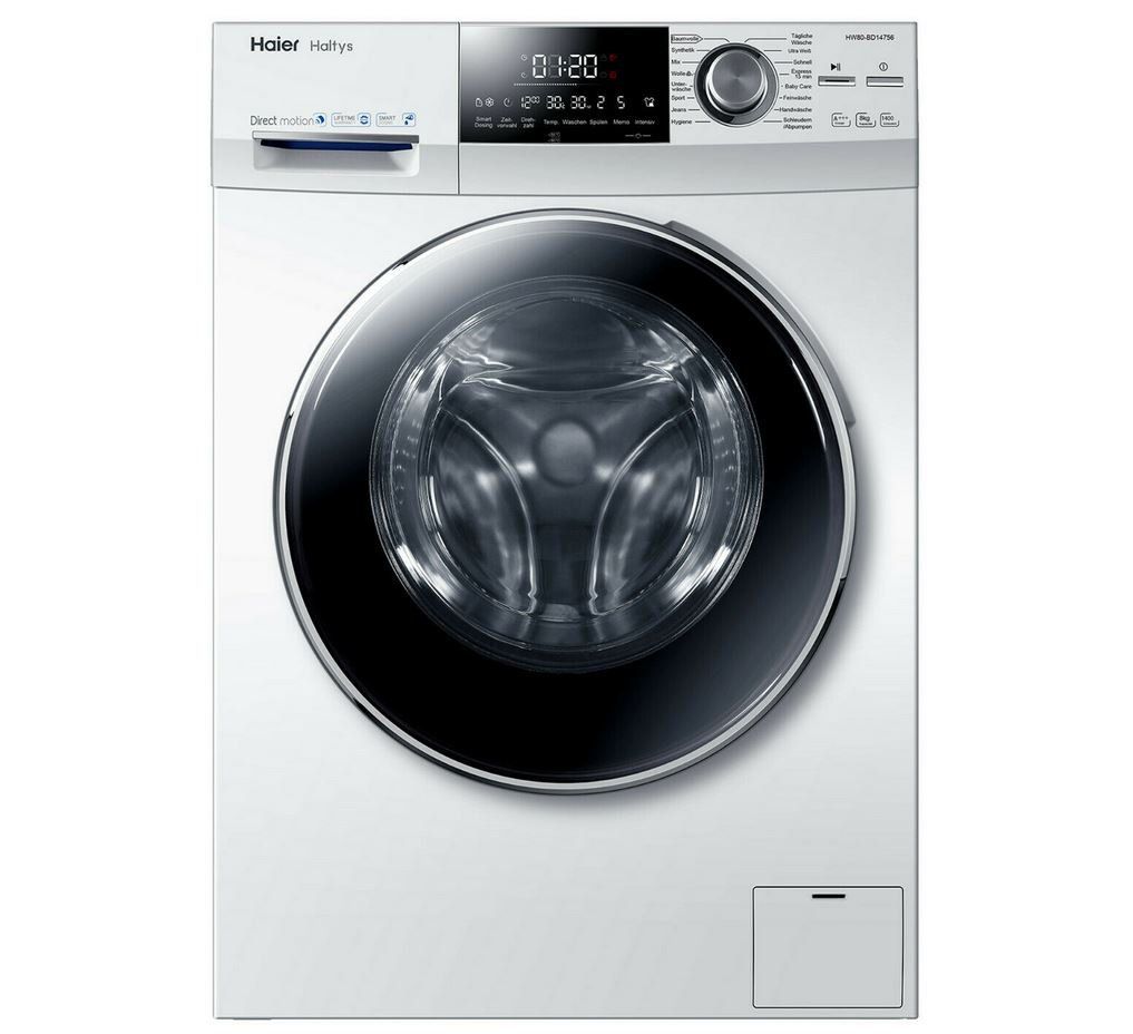 Top! Haier HW80 BD14756 Waschmaschine 8kg A+++ für 337,49€ (statt 429€)