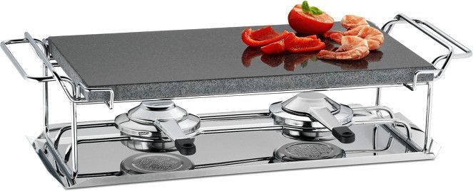 KELA 16646 Gusto 6tlg. Grillstein in Silber glänzend für 20€ (statt 40€)