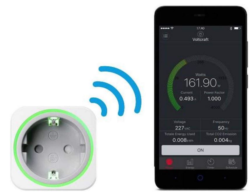 VOLTCRAFT SEM6000 Bluetooth App Energiekosten Messgerät für 25,81€ (statt 39€)