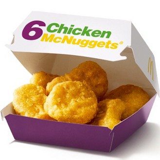 Chicken McNuggets 6er für 1,50€ (statt 4,19€)   oder mit HappyMeal zusammen 6,50€