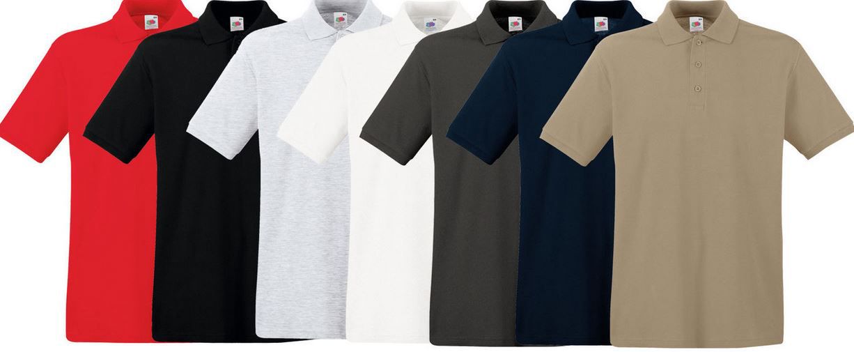 Fruit of the Loom Herren Poloshirts für je 8,95€ (statt 15€)