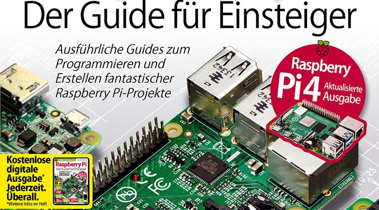 Kostenlos: Raspberry pi Expert Guide   Der Guide für Einsteiger (.pdf)