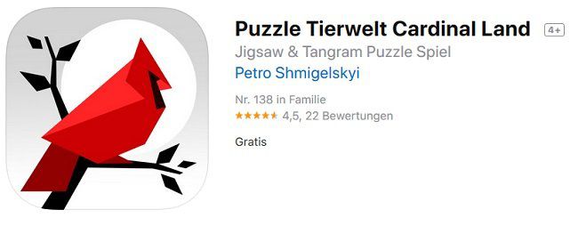 iOS: Puzzle Tierwelt kostenlos (statt ca. 2€)