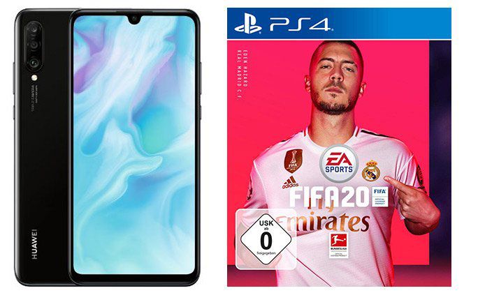 Huawei P30 lite mit 128GB + Fifa20  (PS4) für 279€ (statt 315€)