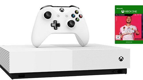 MICROSOFT Xbox One S 1TB   All Digital Edition + FIFA 20 für 161,10€ (238€)   eBay APP