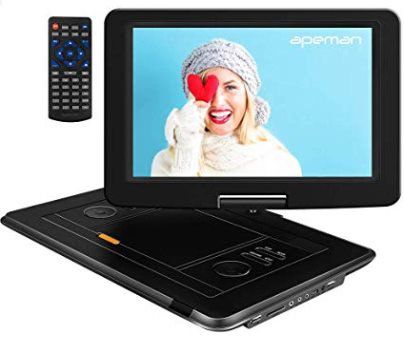 Tragbarer DVD Player mit 15,5 Zoll und eingebautem Akku für 53,99€ (statt 90€)