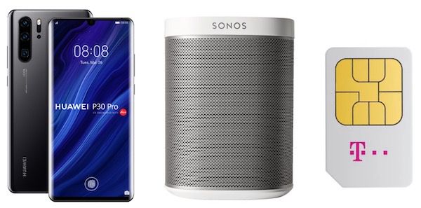 Knaller? Telekom Magenta Mobil M ab 54,95€ mtl. + Huawei P30 Pro + Sonos Play:1 + Huawei Watch GT nur 4,99€