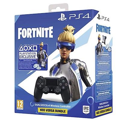 PlayStation 4 wireless Controller + Fortnite Neo Versa Bundle für 39,99€ (statt 47€)