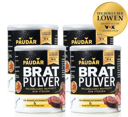 4er Pack Paudar pflanzliches Bratpulver (je 125g Dose) ab 17,93€