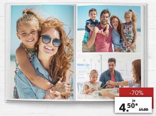 LIDL Fotos: A4 Hardcover Fotobuch mit 24 Seiten für 9,49€ (statt 20€)