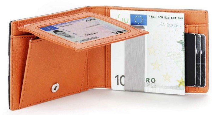 Vemingo Herren Geldbeutel mit Geldklammer & RFID Blocker für 8€ (statt 20€)