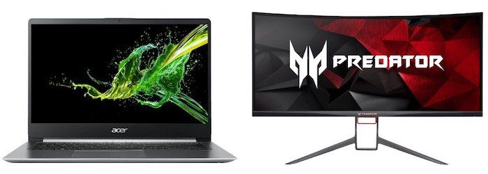 Media Markt: Acer Markenwoche (Notebooks, Monitore etc.)   z.B. Acer Swift 1 Notebook für 309€ (statt 389€)