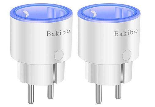 2er Pack bakibo WLAN Smart Home Steckdose inkl. Strommessung für 16,09€ (statt 23€)   Prime