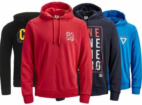 Jack & Jones Herren diverse Kapuzenpullover in S bis XL für 19,90€