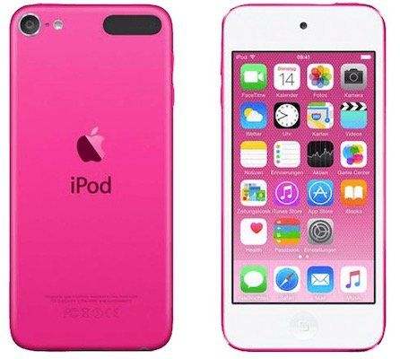 Apple iPod touch 6G 32GB in Pink für 129€ (statt 213€)