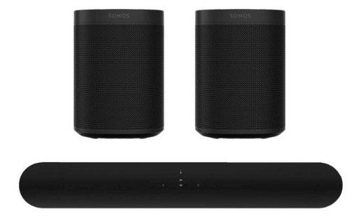 Sonos Beam Soundbar inkl. 2x Sonos One Lautsprecher für 744€ (statt 799€)
