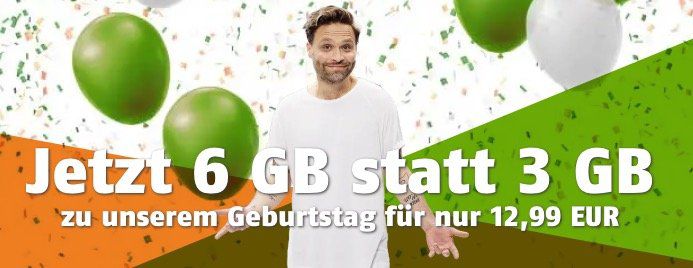 Nur noch heute! Telekom Allnet Flat mit 6GB LTE ab 12,99€ mtl.