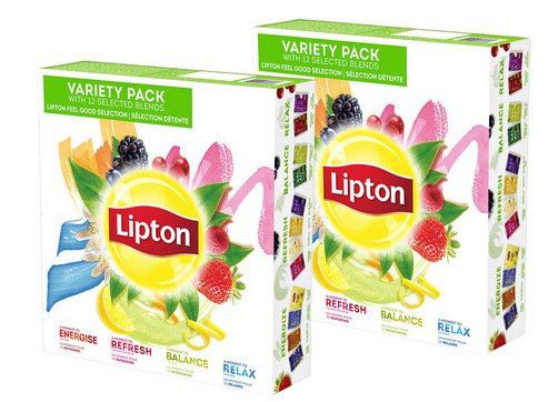 Lipton Teebox mit 360 Beuteln in versch. Geschmacksrichtungen für 28,90€