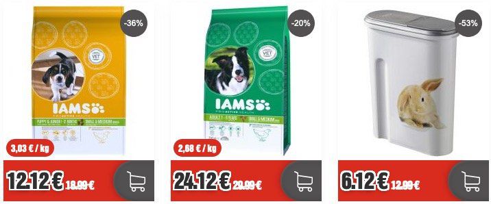 Top12: Katzen und Hundefutter Sale   z.B. AMS Pro Active Health 9kg nur 24,12€