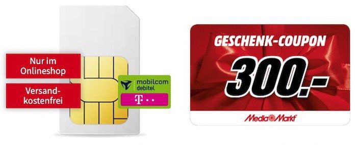🔥 Knaller! Telekom Allnet Flat mit 6GB LTE für rechn. 16,99€ mtl. + 300€ Coupon – effektiv 4,49€ mtl.