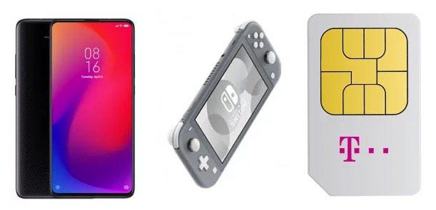 Xiaomi Mi 9T Pro + Nintendo Switch Lite nur 4,99€ + Telekom Flat mit max. 12GB LTE ab 34,95€ mtl.