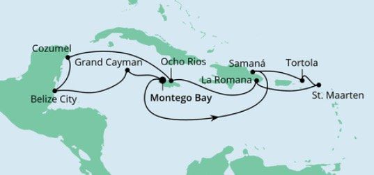 14 Tage AIDAdiva Karibik & Mexiko inkl. Balkonkabine + Flügen ab 1.949€ p.P.