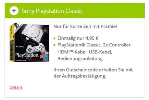 🔥 Playstation Classic für nur 8,85€ (statt 34€) über Klarmobil Trick   bitte genau lesen!