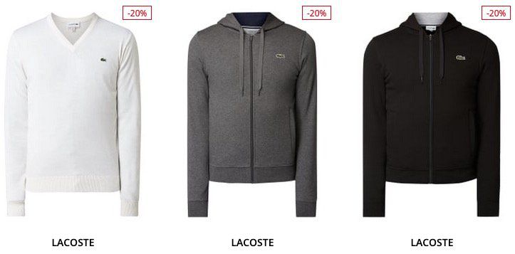 Peek & Cloppenburg* bis 83% Rabatt im Sale   z.B. Hilfiger, Lacoste, GANT