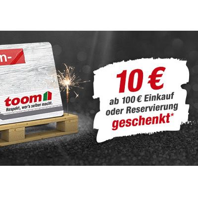 Nur Heute 10 Extra Gutschein Fur Jeden 50 Toom Baumarkt Geschenk Gutschein
