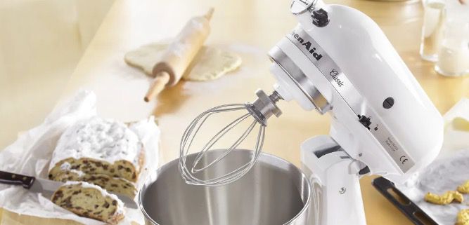 KitchenAid 5K45SSEWH Classic Küchenmaschine für 224,91€ (statt 339€)