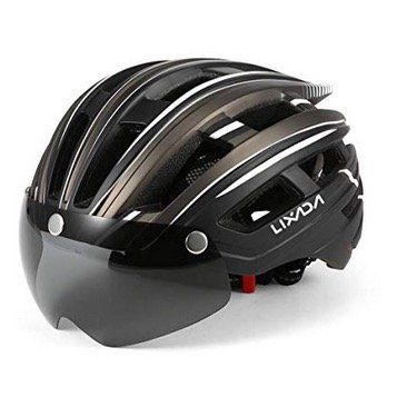 Lixada Fahrrad Helm mit abnehmbarem Magnetvisier mit UV Schutz für 16,49€ (statt 33€)   Prime