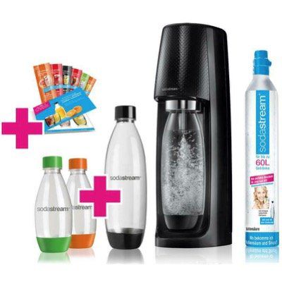 🔥SodaStream Easy in Schwarz inkl. 4x PET Flasche + CO2 Zylinder ab 44,98€ (statt 60€)