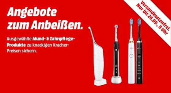 Media Markt eZahnputz Aktion: z. B. ORAL B Pulsonic Slim Luxe 4100 elektrische Zahnbürste Silber/Weiß für 49€ (statt 70€)