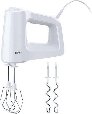 BRAUN HM 3000 MultiMix 3 Handmixer in Weiß für 29€ (statt 34€)