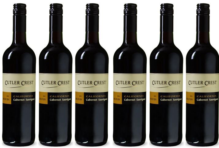 Cutler Crest   californischer Cabernet Sauvignon Rotwein 6Fl. für 23,87€ (statt 40€)