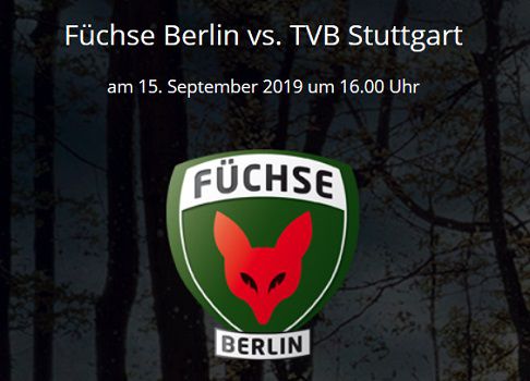 Abgelaufen! Gratis Eintrittskarten für Füchse Berlin vs. TVB Stuttgart