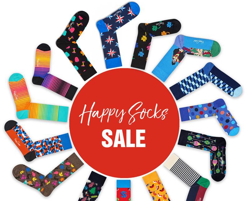 Top12: Happy Socks Sale   z.B. 6 Paar Socken ab 24,12€