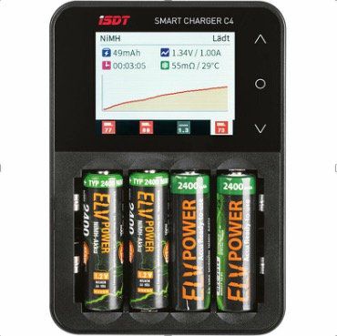 ISDT C4 Ladegerät für viele Batteriearten für 49,95€ (statt 70€)