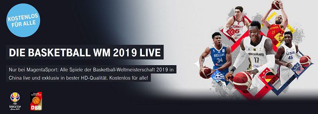 Baskettball WM 2019 kostenlos erleben