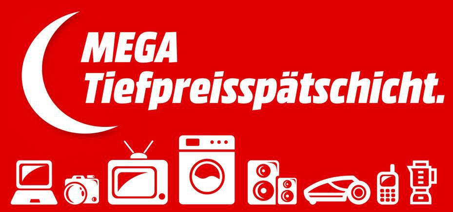 Media Markt: Mega Tiefpreisspätschicht mit sehr vielen guten Angeboten zu Top Preisen!