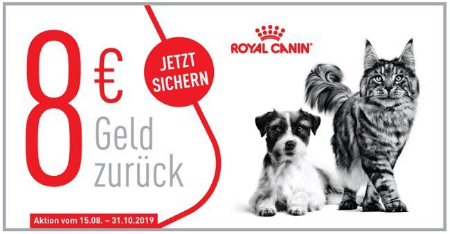 Kostenlos: Royal Canin Hunde oder Katzenfutter