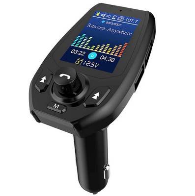 Laxstory Bluetooth FM Transmitter inkl. Freisprechfunktion, Dual USB & LCD für 6,39€   Prime