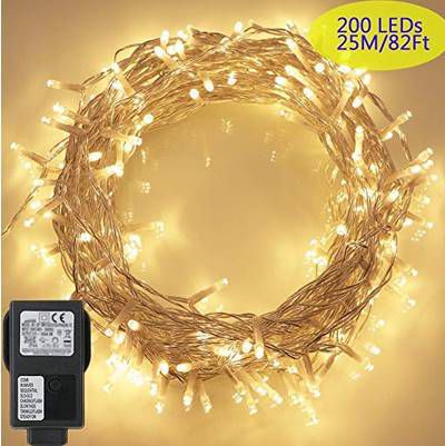 23m Deko Lichterkette mit 200 LEDs & 8 Modi für 9,91€   Prime