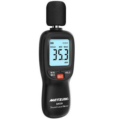 Meterk MK09   Schallpegelmesser mit LCD für 12,59€   Prime