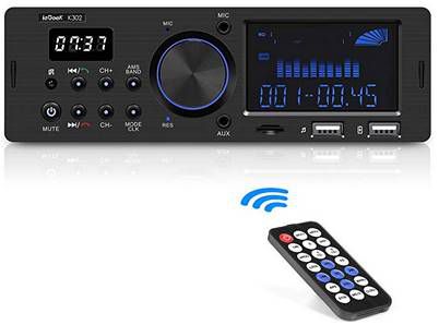 ieGeek K302   Autoradio mit Bluetooth, USB, RDS & mehr für 20,79€ (statt 25€)