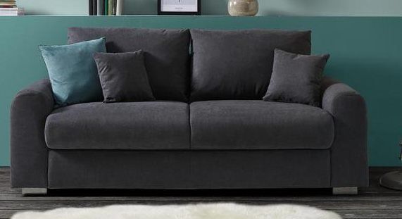 Dreisitzer Sofa Gerrard inkl. Rückenkissen & Kissen ab 160,30€ (statt ~300€)