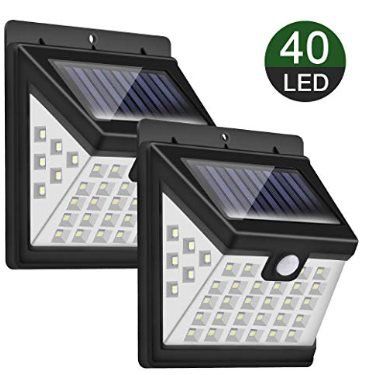 Doppelpack: LED Solarleuchte für Außen mit 40 LEDs für 11,39€   Prime